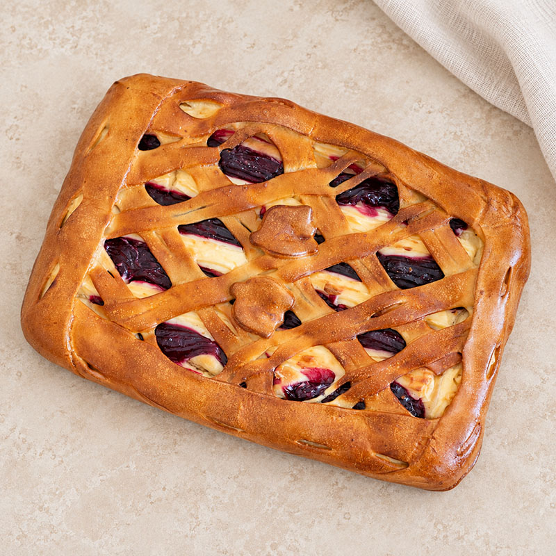 pirog tvorog brusnika 14
