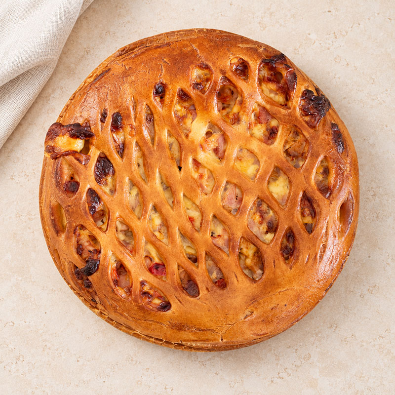 pirog vetchina syr krug